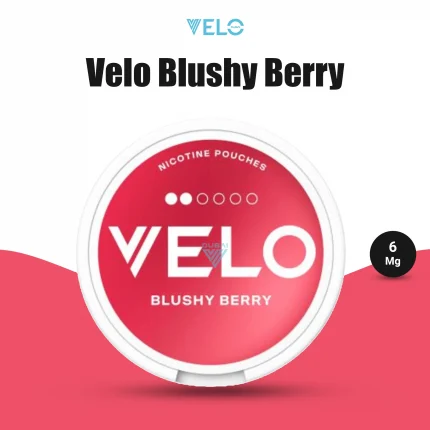 Velo Blushy Berry 6mg Nicotine Pouch in Dubai