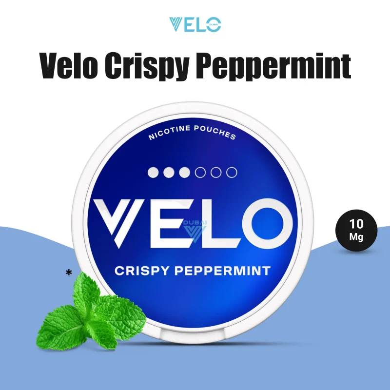 VELO Crispy Peppermint 10mg Nicotine Pouch in UAE