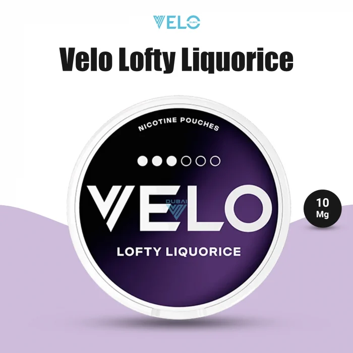 VELO Lofty Liquorice 10mg Nicotine Pouch in UAE