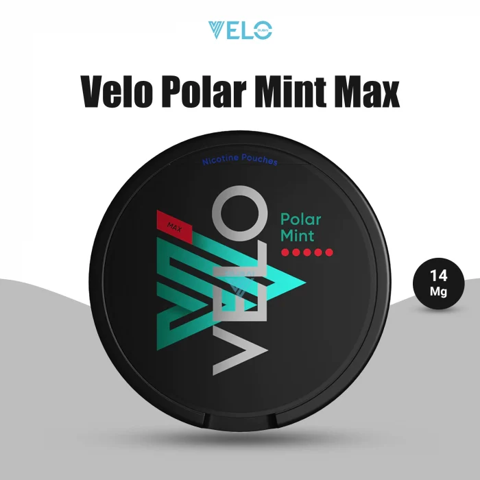 Shop Velo Polar Mint Max Slim 14mg Nicotine Pouch