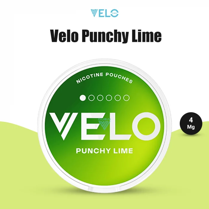 Velo Punchy Lime 4mg Nicotine Pouch in Dubai