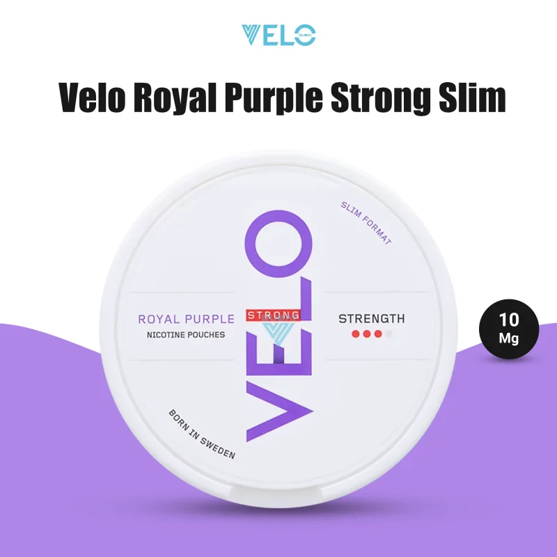 Velo Royal Purple Strong Slim 10mg Nicotine Pouch