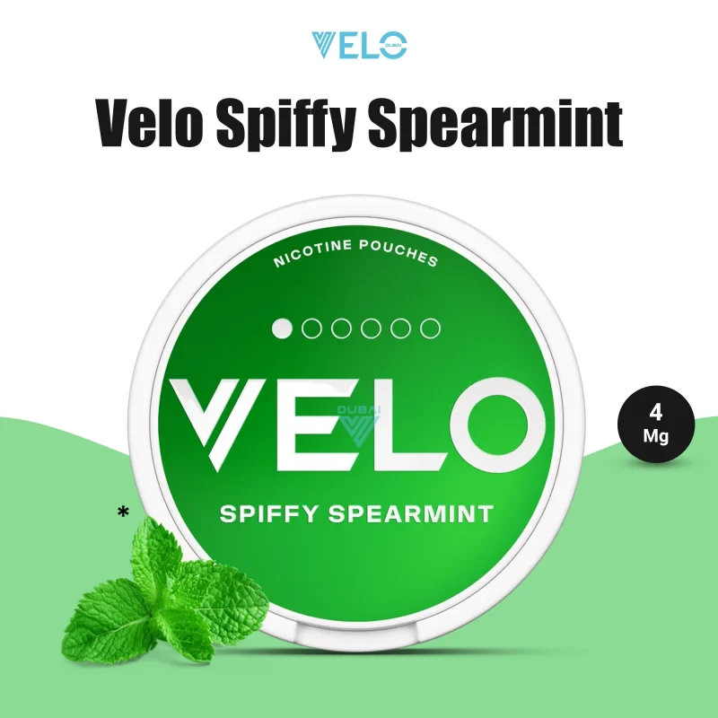 VELO Spiffy Spearmint 4mg Nicotine Pouch in UAE