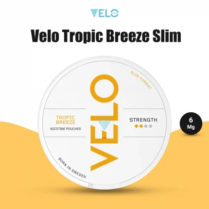 Velo Tropic Breeze Slim 6mg Nicotine Pouches in UAE